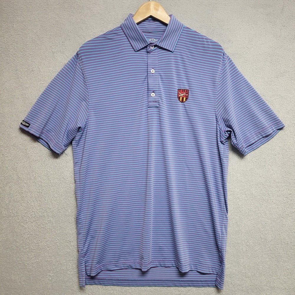 Straight Down Shirt Mens Small Purple Striped The 1954 Philadelphia Cricket Club